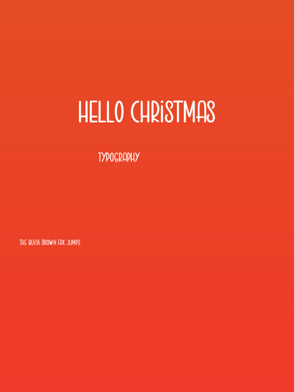 Hello Christmas Poster