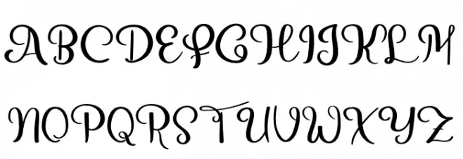 Hello Christmas Schriftart Groß