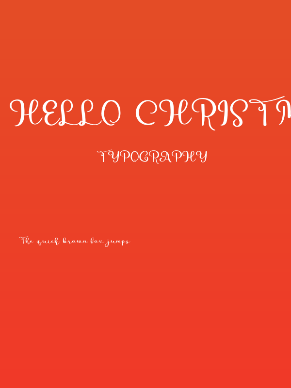 Hello Christmas Poster