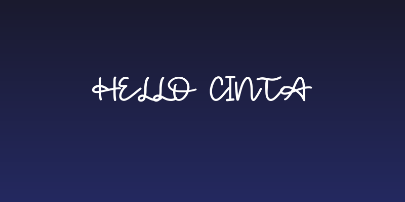 Hello Cinta Social Header