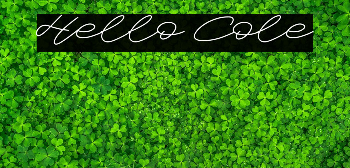 Hello Cole Example 3