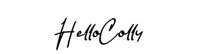 Hello Colly  フリーフォントのダウンロード