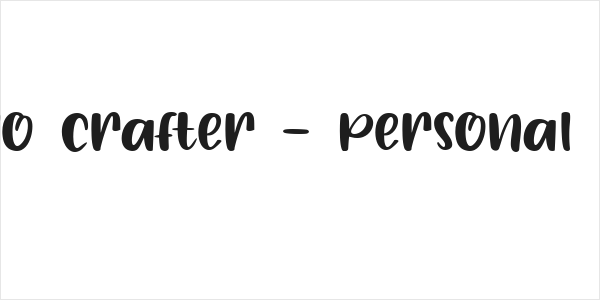 Hello Crafter - Personal Use Logo
