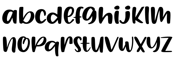 Hello Crafter - Personal Use Schriftart Kleinbuchstaben