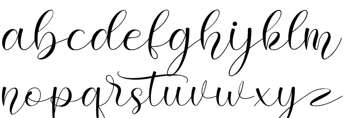 Hello Cristina Font LOWERCASE