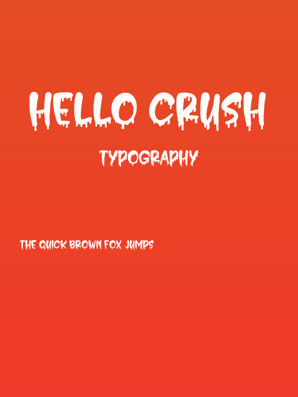 Hello Crush Poster