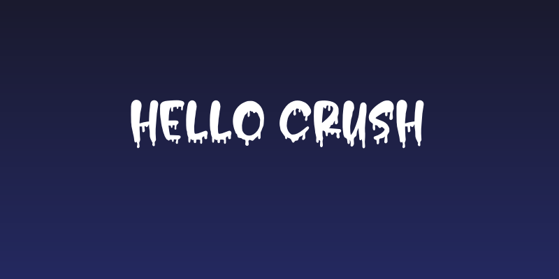 Hello Crush Social Header