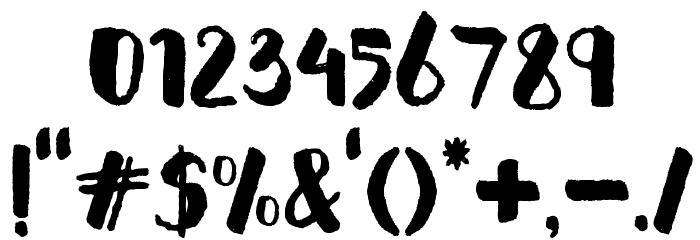 Hello Cute Font OTHER CHARS