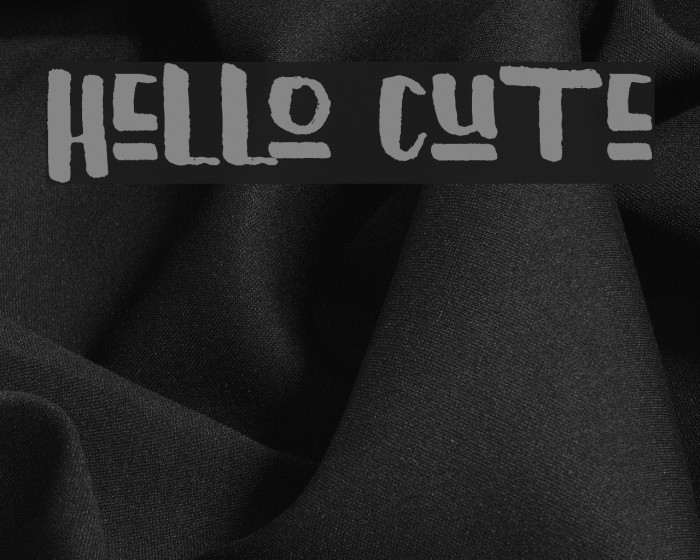 Hello Cute Font examples