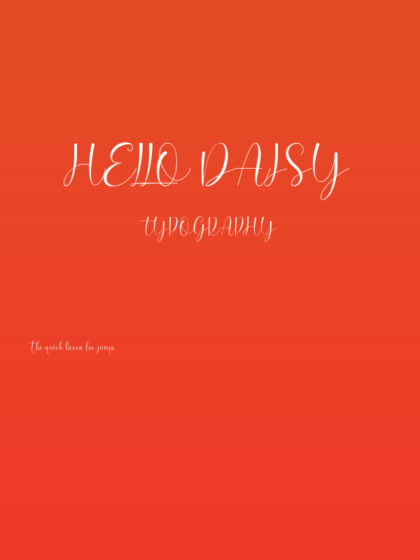 Hello Daisy Poster