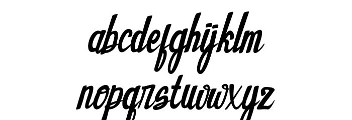 Hello Darkness Font LOWERCASE