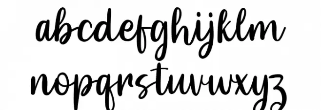 Hello Darling 字体 小写