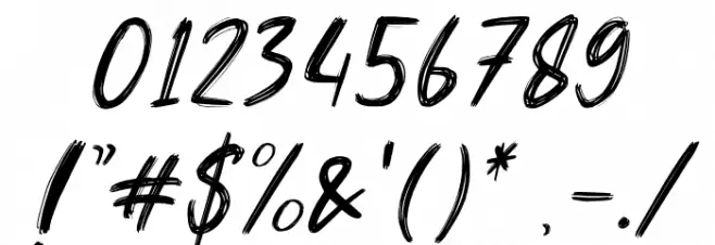 Hello Dear Demo Italic Font OTHER CHARS