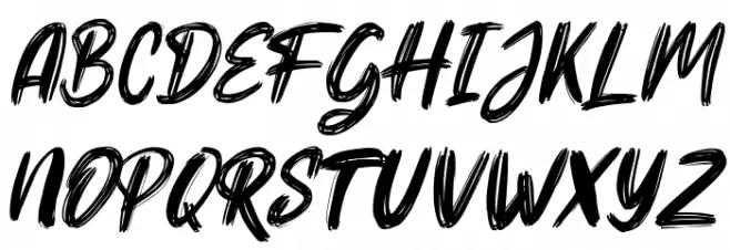 Hello Dear Demo Italic 字体 大写