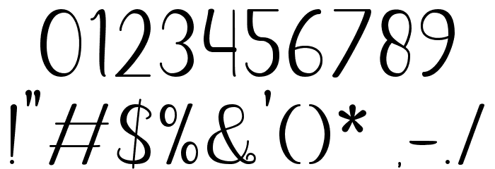 Hello December Font OTHER CHARS
