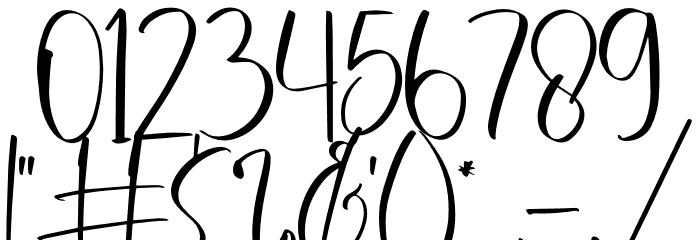 Hello December Font OTHER CHARS