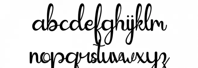 Hello December 字体 小写