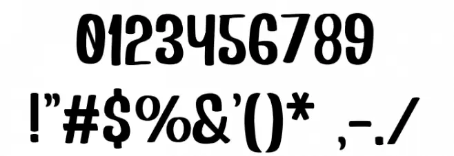 Hello Dina Script Font OTHER CHARS