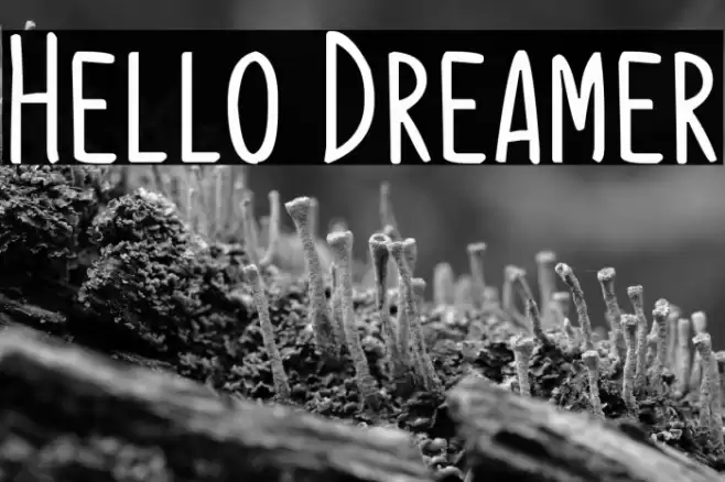 Hello Dreamer Font examples