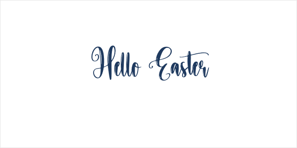 Hello Easter Logo