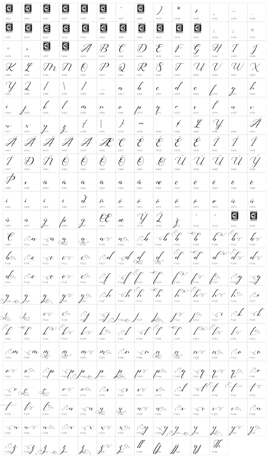 Hello Eisya Free Version Character Map