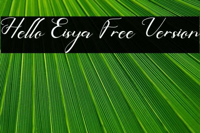 Hello Eisya Free Version Example 3