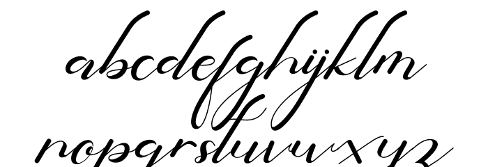Hello Eisya Free Version Font LOWERCASE