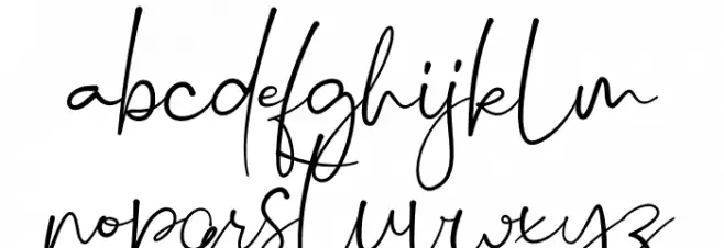 Hello Emillia Demo फ़ॉन्ट लोअरकेस