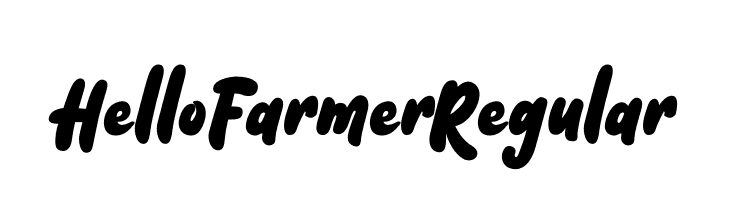 Hello Farmer Regular  नि: शुल्क फ़ॉन्ट्स डाउनलोड