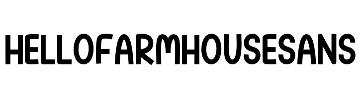 Hello Farmhouse Sans  免费字体下载
