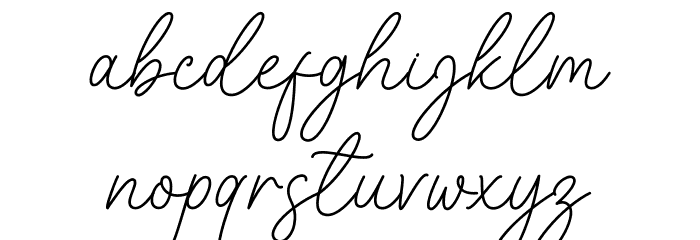 Hello Farmhouse Script Font LOWERCASE