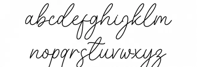 Hello Farmhouse Script फ़ॉन्ट लोअरकेस