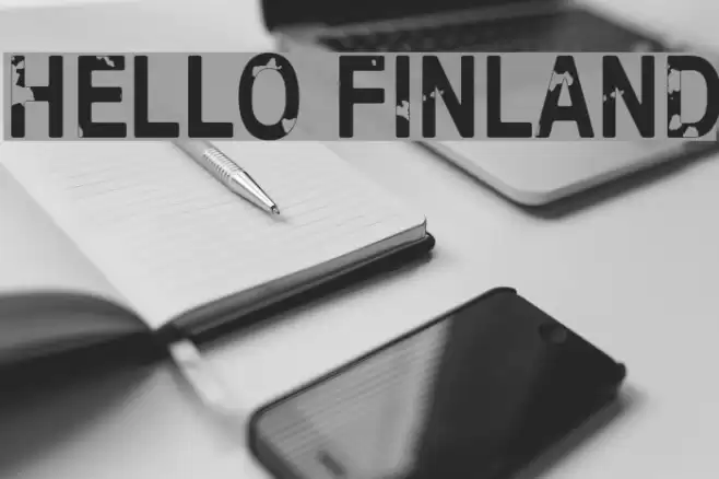 Hello Finland Font examples