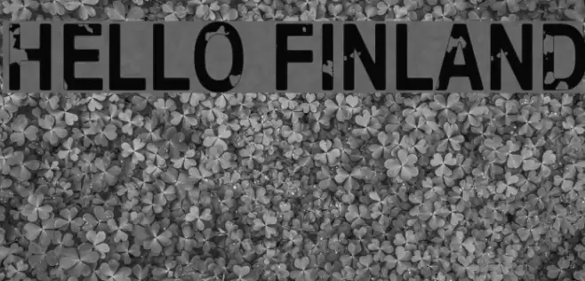 Hello Finland Font examples