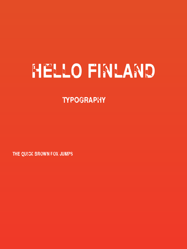 Hello Finland Poster