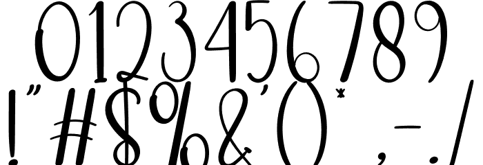 Hello Friday フォント その他の文字