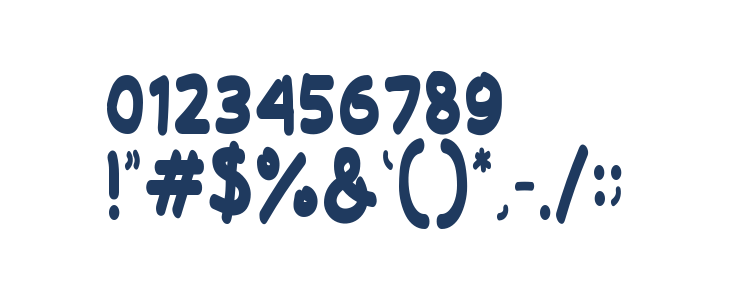 Hello Funyla Bold Other Characters