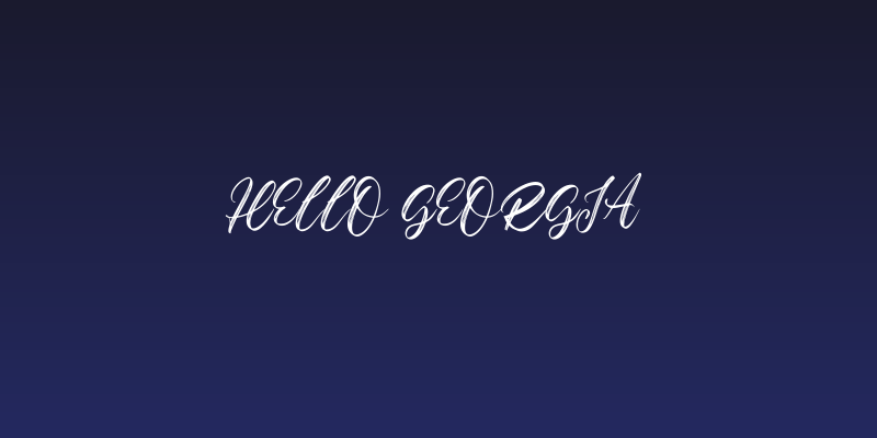 Hello Georgia Social Header