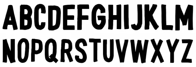 Hello Gorgeous Print Font Alte caractere