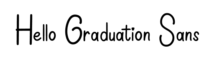 Hello Graduation Sans  baixar fontes gratis