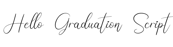 Hello Graduation Script  baixar fontes gratis