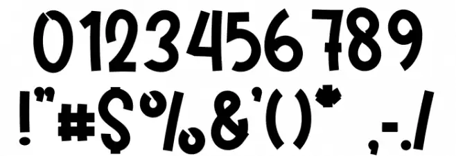 Hello Grinch Font OTHER CHARS