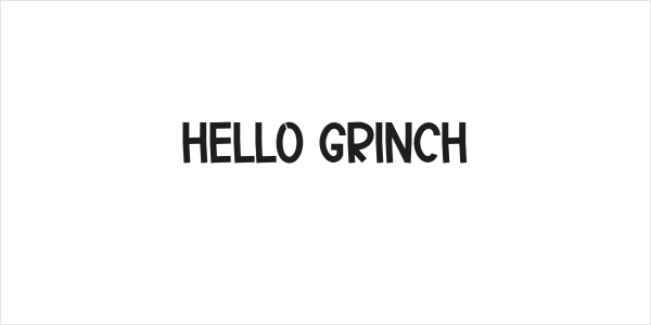 Hello Grinch Logo