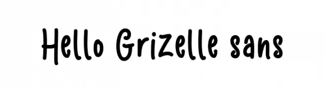 Hello Grizelle sans  Frei Schriftart Herunterladen