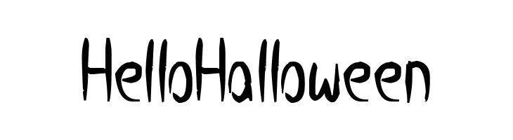 Hello Halloween  Frei Schriftart Herunterladen