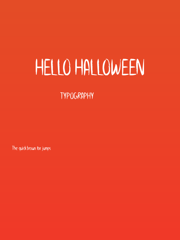 Hello Halloween Poster