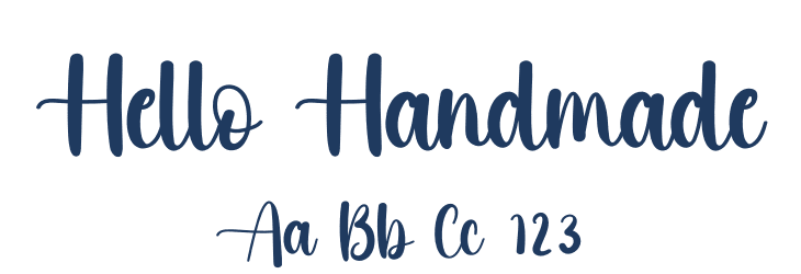 Hello Handmade Font Preview