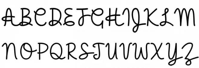Hello Heartache Schriftart Groß