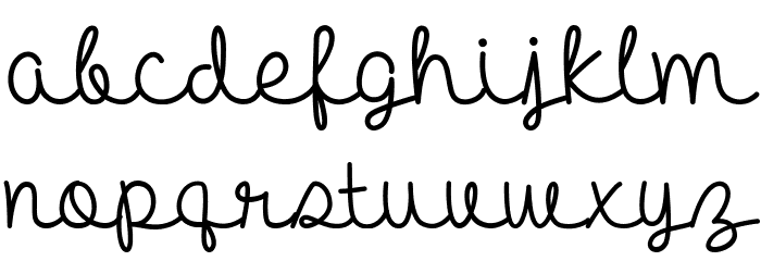 Hello Heartache Font LOWERCASE