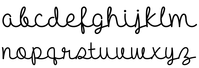 Hello Heartache Font LOWERCASE